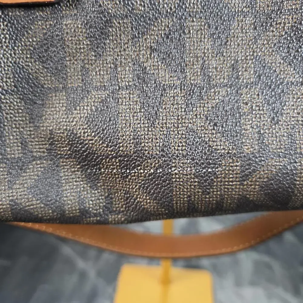 MICHAEL KORS Hamilton Tote Signature MK Logo Satchel Chain Strap Shoulder Bag